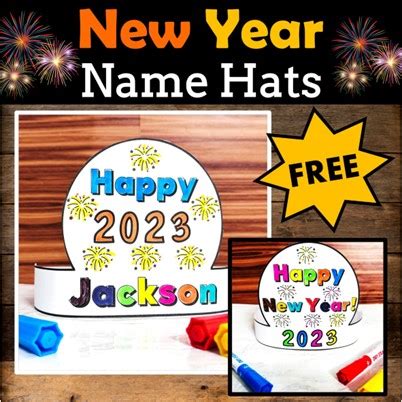 Printable New Year Hats 2023 – Get New Year 2023 Update