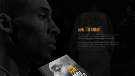 The Mamba Mentality Book Web Design Concept on Behance