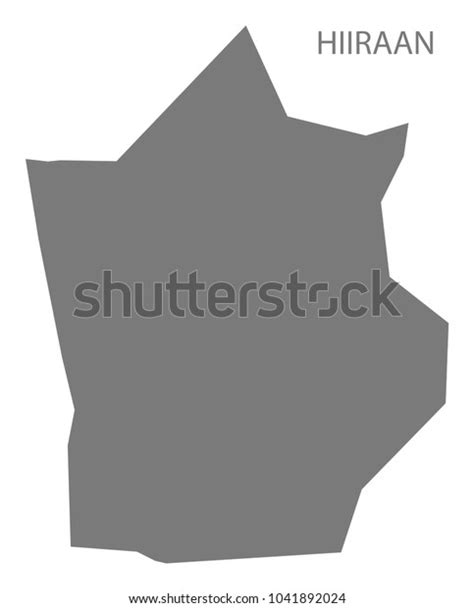 Hiiraan Map Somalia Grey Illustration Shape Stock Vector (Royalty Free) 1041892024 | Shutterstock