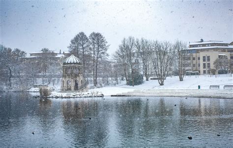 Wallpaper winter, snow, Germany, Germany, Freiburg, Freiburg im ...