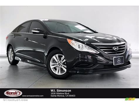 2014 Phantom Black Metallic Hyundai Sonata GLS #138988387 Photo #12 | GTCarLot.com - Car Color ...