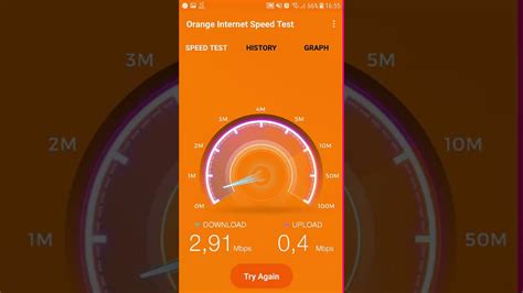 Orange Internet Speed Test - YouTube