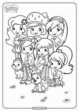 Printable Strawberry Shortcake Coloring Pages Updated 2024 sketch template