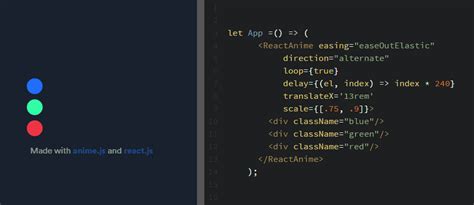 Easy Animation Library For React - react-anime | Reactscript