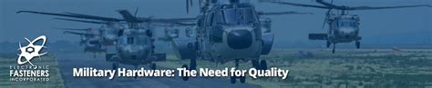 Military Hardware: The Need for Quality - Electronic Fasteners, Inc.