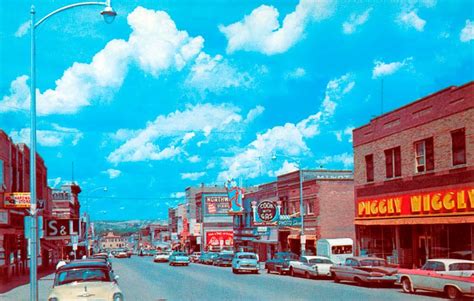 The Casual Observer - Main Street in Minot, North Dakota, circa 1960.