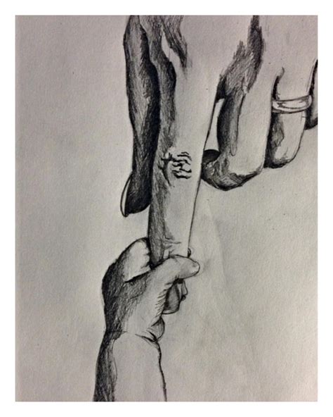 Unconditional Love Drawing by Michael Aucoin