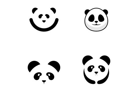 Cute Panda Vector Logo Template Graphic by abi pandu · Creative Fabrica