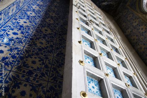 details of architecture in a palace , in the city of Mysore in India Stock Photo | Adobe Stock