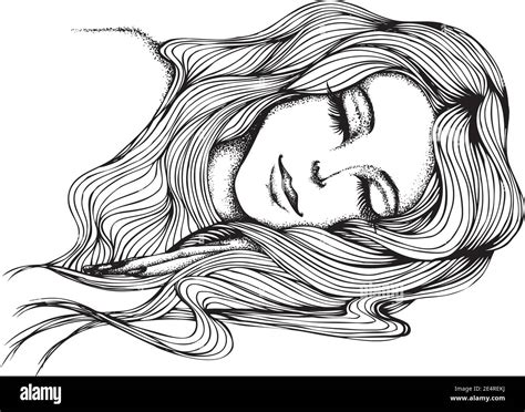 How To Draw A Sleeping Face - Blankgirl