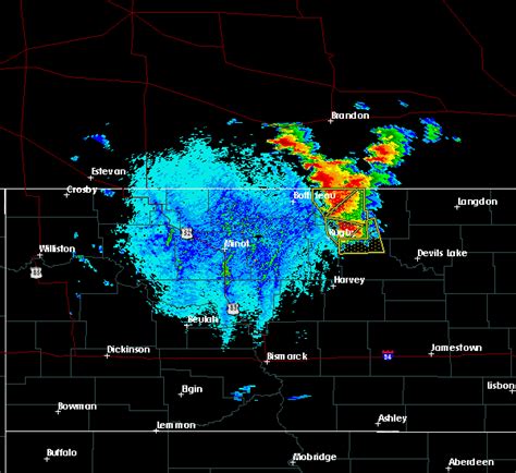 Interactive Hail Maps - Hail Map for Belcourt, ND