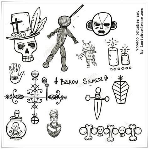 Voodoo symbols PS brushes by iCatchUrDream.deviantart.com on @DeviantArt | Voodoo tattoo, Voodoo ...