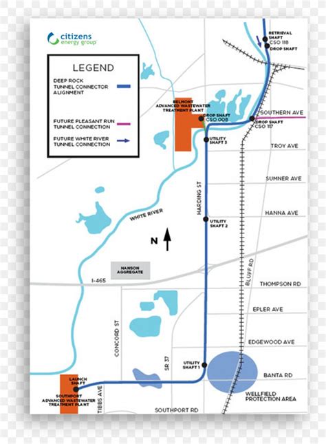 Tunnel And Reservoir Plan Separative Sewer Diagram Engineering, PNG ...