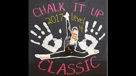 Chalk It Up Gymnastics Competition 2017 | Chalk it up, Gymnastics competition, Chalk