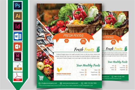 15+ Grocery Flyer Template PSD Download - Graphic Cloud