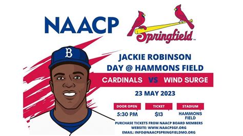 Jackie Robinson Day @ Hammons Field, Hammons Field, Springfield, May 23 ...