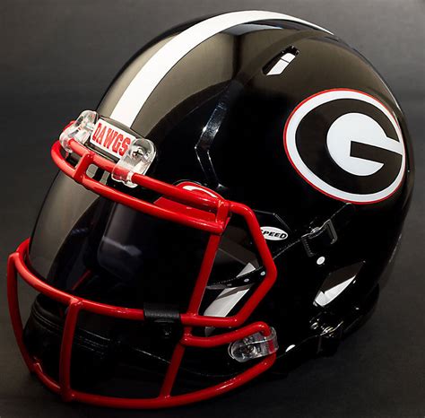 *CUSTOM* GEORGIA BULLDOGS NCAA Riddell SPEED Full Size Replica Football ...