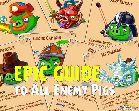 Angry Birds Epic Guide | Complete Breakdown of All Enemy Pigs & Bosses ...