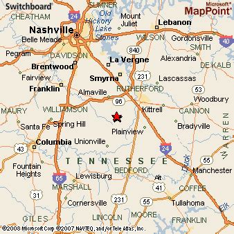 Where is Rockvale, Tennessee? see area map & more