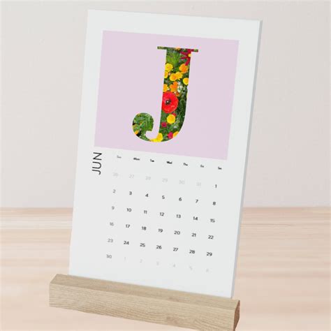 2024 naturals Aesthetic Vertical Desk Calendar - Etsy