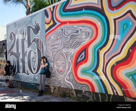 Mission District murals Stock Photo - Alamy