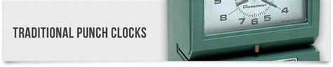 Punch Clocks for Employee Time Tracking - Allied Time