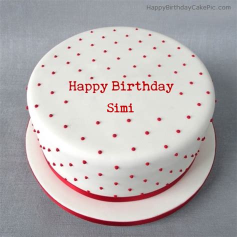 ️ Polka Birthday Cake For Simi