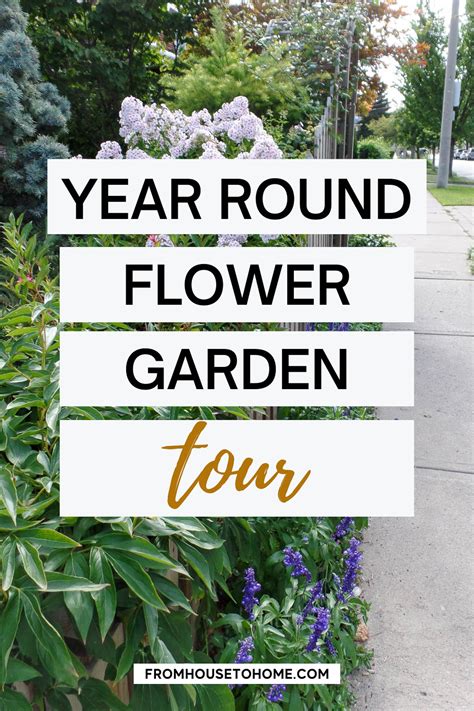 Year Round Flower Garden Tour