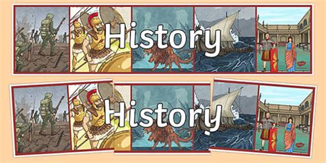 History Display Banner - history display banner, history, past