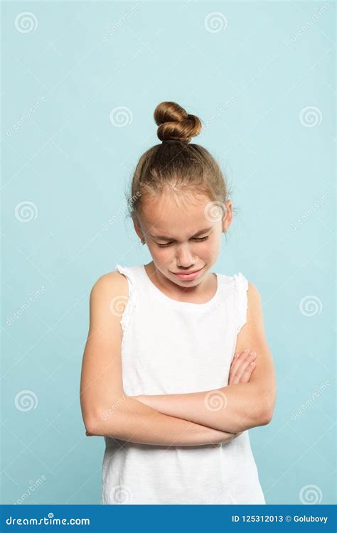 Disappointed Crying Hurt Girl Emotion Expression Stock Image - Image of ...