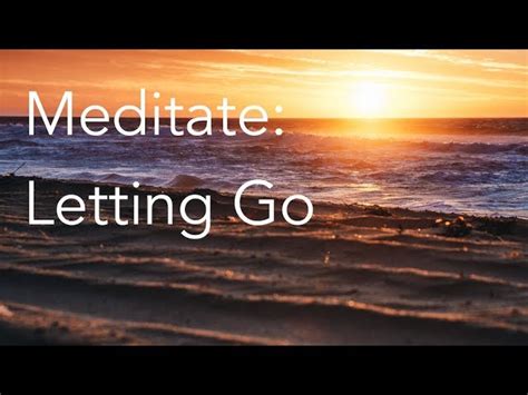 Daily Calm | 10 Minute Mindfulness Meditation | Letting Go