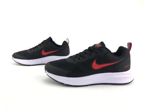 Men's Nike Air Zoom 27 black and red running shoes