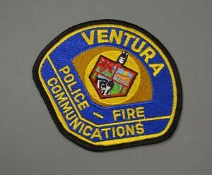 Ventura California Police Fire Communications Patch ++ Mint CA | eBay