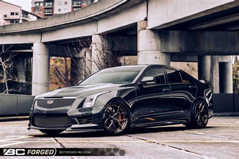 Cadillac ATS-V Black BC Forged HCS21S Wheel | Wheel Front