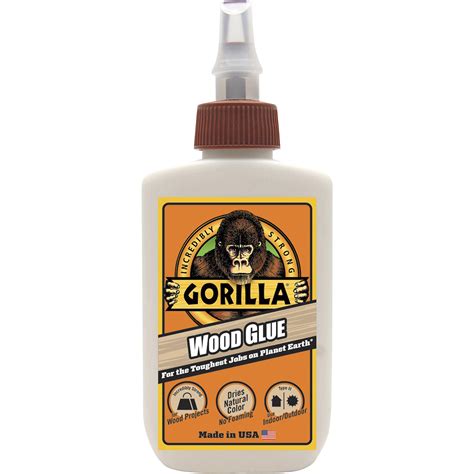 Buy Gorilla Wood Glue, 4 Ounce Bottle, Natural Wood Color, (Pack of 1 ...