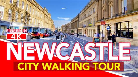 NEWCASTLE UPON TYNE | Tour of NEWCASTLE CITY CENTRE from St James' Park to Tyne Bridge - YouTube