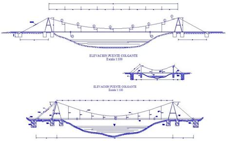 Suspension Bridge Blueprints