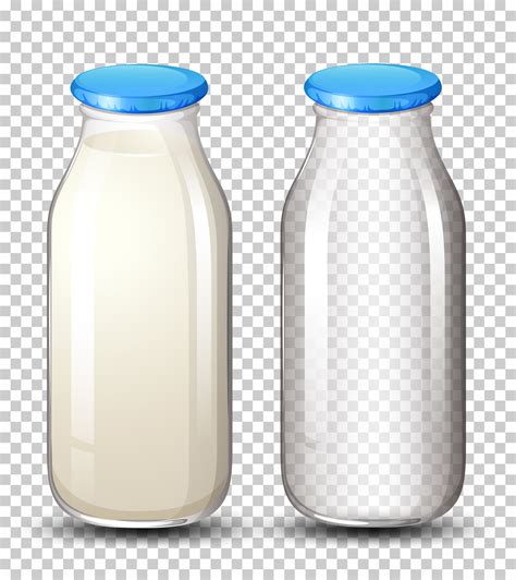 Set of milk bottle 365410 Vector Art at Vecteezy