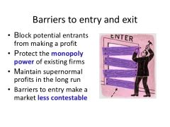 Barriers to Entry Explained