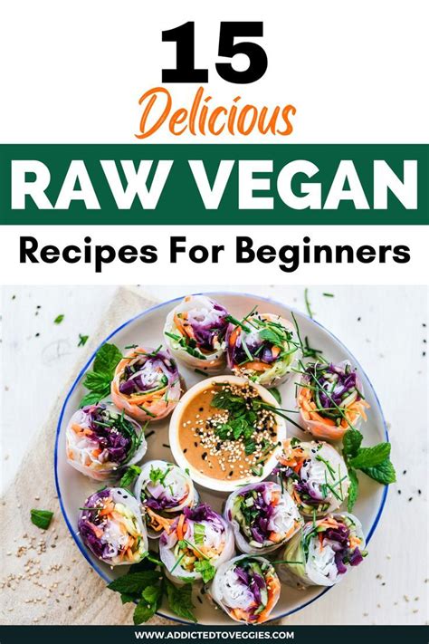 Raw vegan recipes easy – Artofit