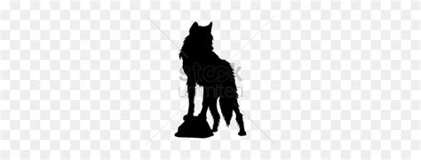 Image - Wolf Silhouette PNG - FlyClipart