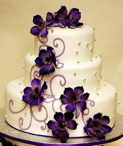 Royal Wedding Theme? Try Purple Wedding Cakes. - Wedding and Bridal Inspiration