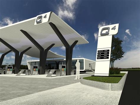 gas station forecourt layout - Buscar con Google | Petrol station ...