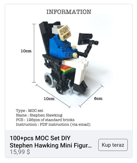 Stephen Hawking lego figure, because I really needed it. : r/WTFwish