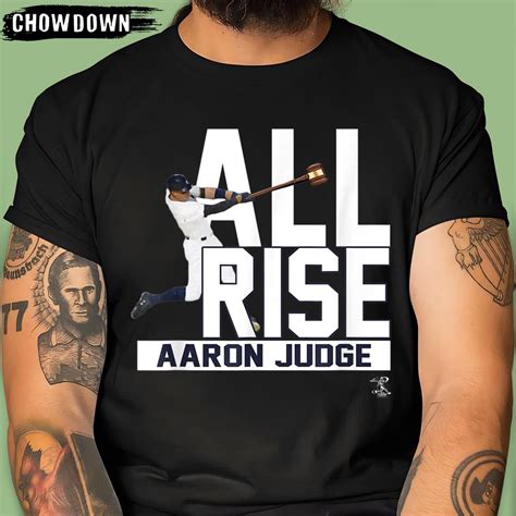 All Rise Aaron Judge T-Shirt MBL Baseball - Chow Down Movie Store