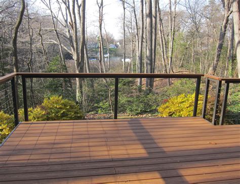 Aluminum Cable Railing System for Arnold, Maryland Deck