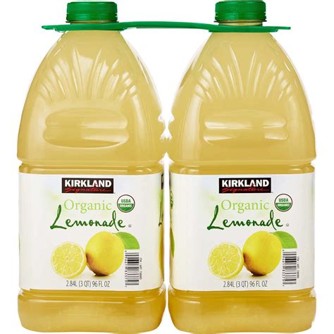 Kirkland Signature Organic Lemonade, 96 fl oz, 2-count Gourmet Recipes ...