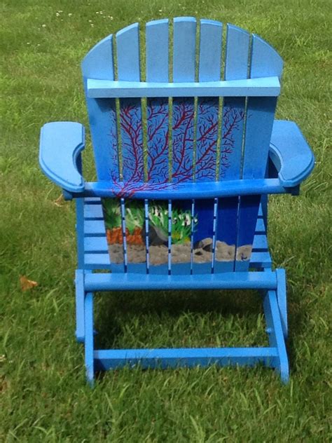 Hand Painted Adirondack Chair - Etsy