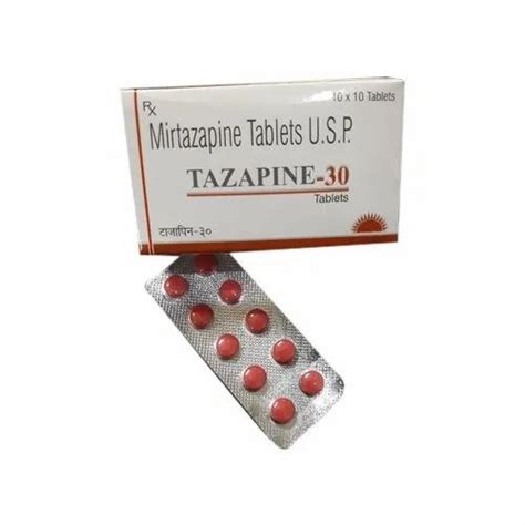 Mirtazapine Tablet, Treatment: Depression at Rs 850/box in Yamuna Nagar | ID: 21425215991