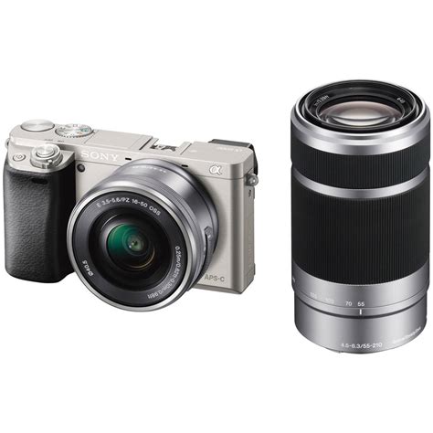 Sony Alpha a6000 Mirrorless Digital Camera ILCE6000L/SKIT B&H